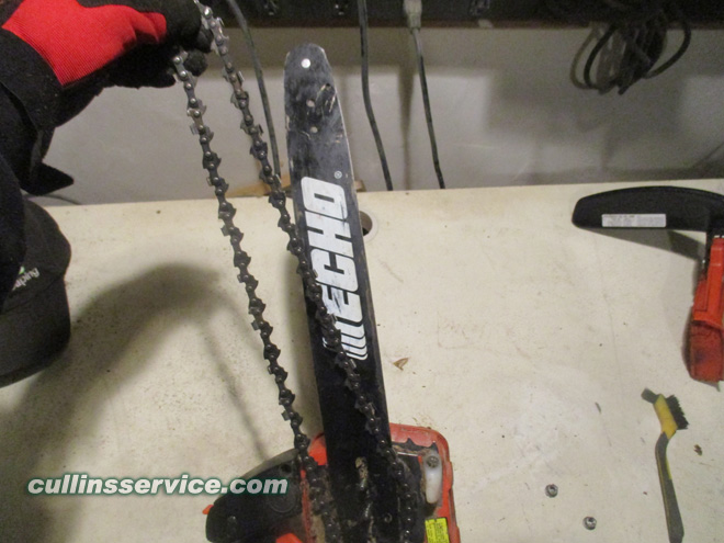 How to Sharpen a Chainsaw Remove the Chain Cullins Service