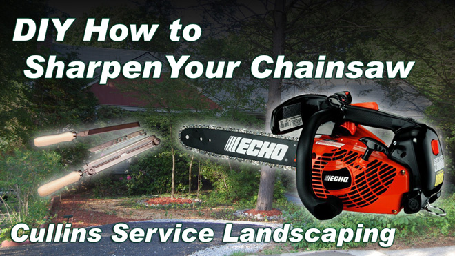 Cullins Service DIY How to Sharpen A Chainsaw, Clean and Check Depth Gauge