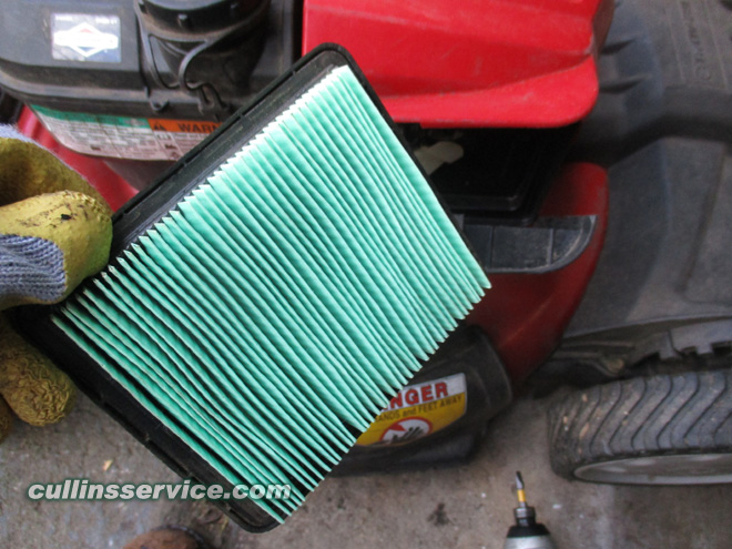 Winterize / Store Lawn Mower Inspect Air Filter Cullins Service