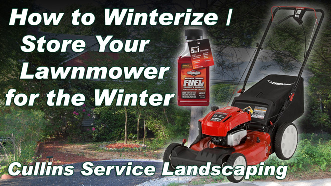 Cullins Service DIY How to Winterize / Store your Lawn Mower for the winter How to