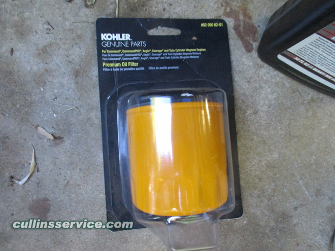 How to DIY Change oil on wright mower Get Correct Oil Filter Cullins Service
